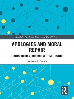 cover image of Apologies and Moral Repair